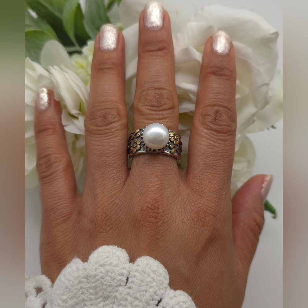🥰 TANIA PEARL RING - Picture 3 of 9